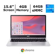 Acer Chromebook 315 CB315-4H-C8XU 15.6&quot; FHD IPS Laptop, Intel Celeron N4500 Processor, 4GB Memory, 64GB eMMC