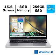 Acer Aspire 3 Full HD 15.6&quot; Laptop, Intel Core i3 Processor, 8GB Memory, 256GB SSD