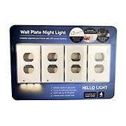 Hello Light 4 pc. LED Outlet Cover Pack