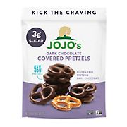 JOJO's Dark Chocolate Covered Gluten-Free Pretzels, 12 oz.