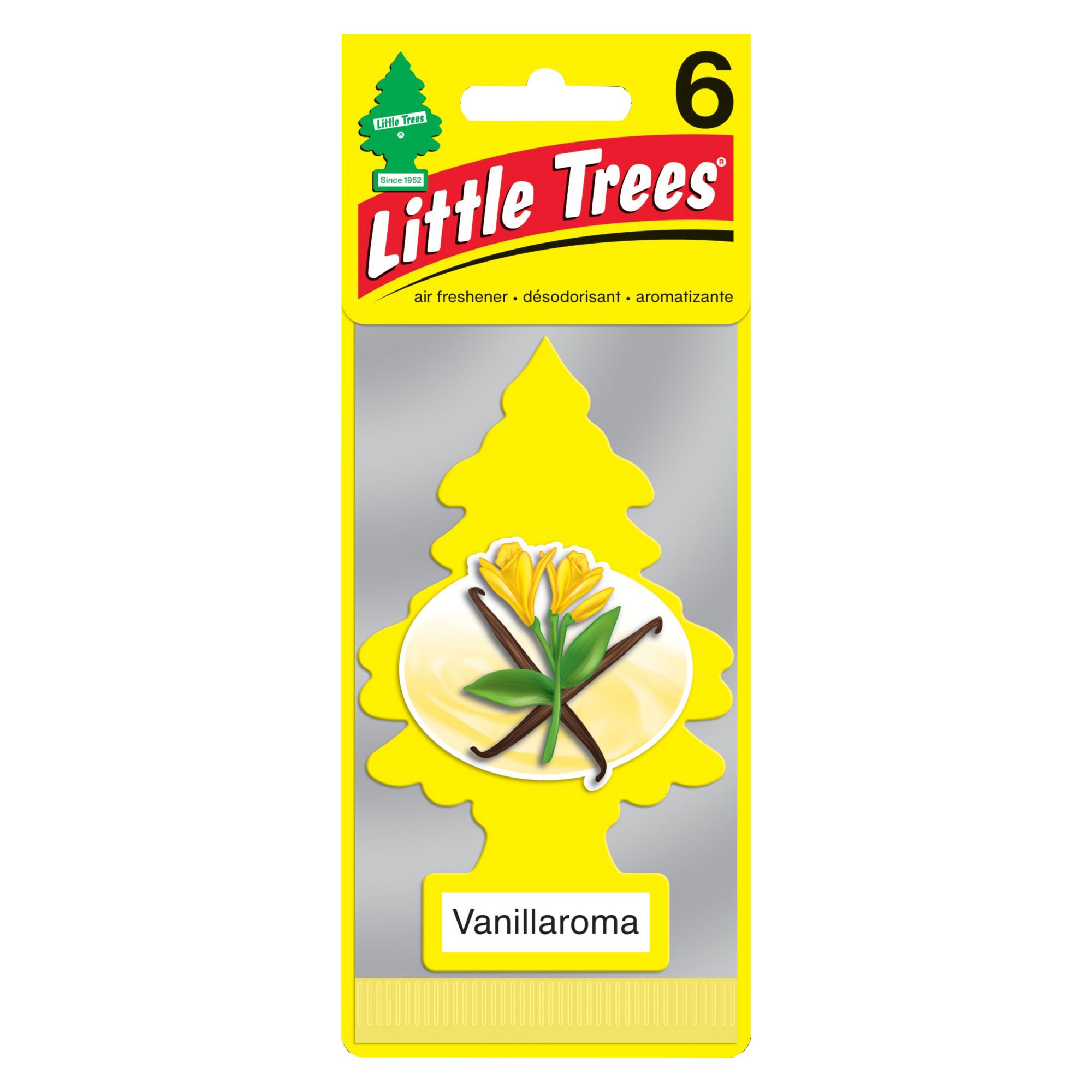 Little Trees Vanillaroma Air Fresheners, 6 pk.