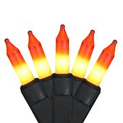 Northlight 20' Candy Corn Inspired Halloween String Lights - Black Wire, 100 ct.