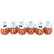 Northlight 15&quot; Ghosts and Pumpkins Spooky Halloween Decoration
