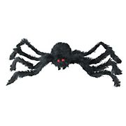 Northlight 24&quot; Fuzzy Spider with Red Eyes Halloween Decoration