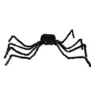 Northlight 44&quot; Pre-Lit Black Spider with Red Eyes Halloween Decoration