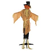 Northlight 6' Animated Jack-O'-Lantern Scarecrow Decoration