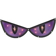 Northlight 20&quot; Lighted Purple Eyes Halloween Window Decoration
