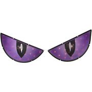 Northlight 42&quot; Lighted Eyes Halloween Window Decoration - Purple and Black