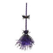 Northlight 29&quot; Striped Animated Witches Halloween Decoration - Purple and Black