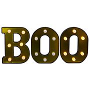 Northlight 6.5&quot; LED Lighted &quot;BOO&quot; Halloween Marquee Sign