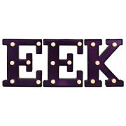 Northlight 6.5&quot; LED Lighted &quot;EEK&quot; Halloween Marquee Sign