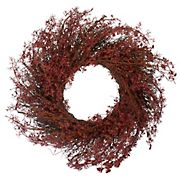 Northlight 24&quot; Burgundy Berry Artificial Fall Harvest Wreath