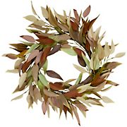Northlight 22&quot; Neutral Fall Foliage Artificial Wreath