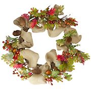 Northlight 18&quot; Berry and Pine Cones Artificial Thanksgiving Wreath