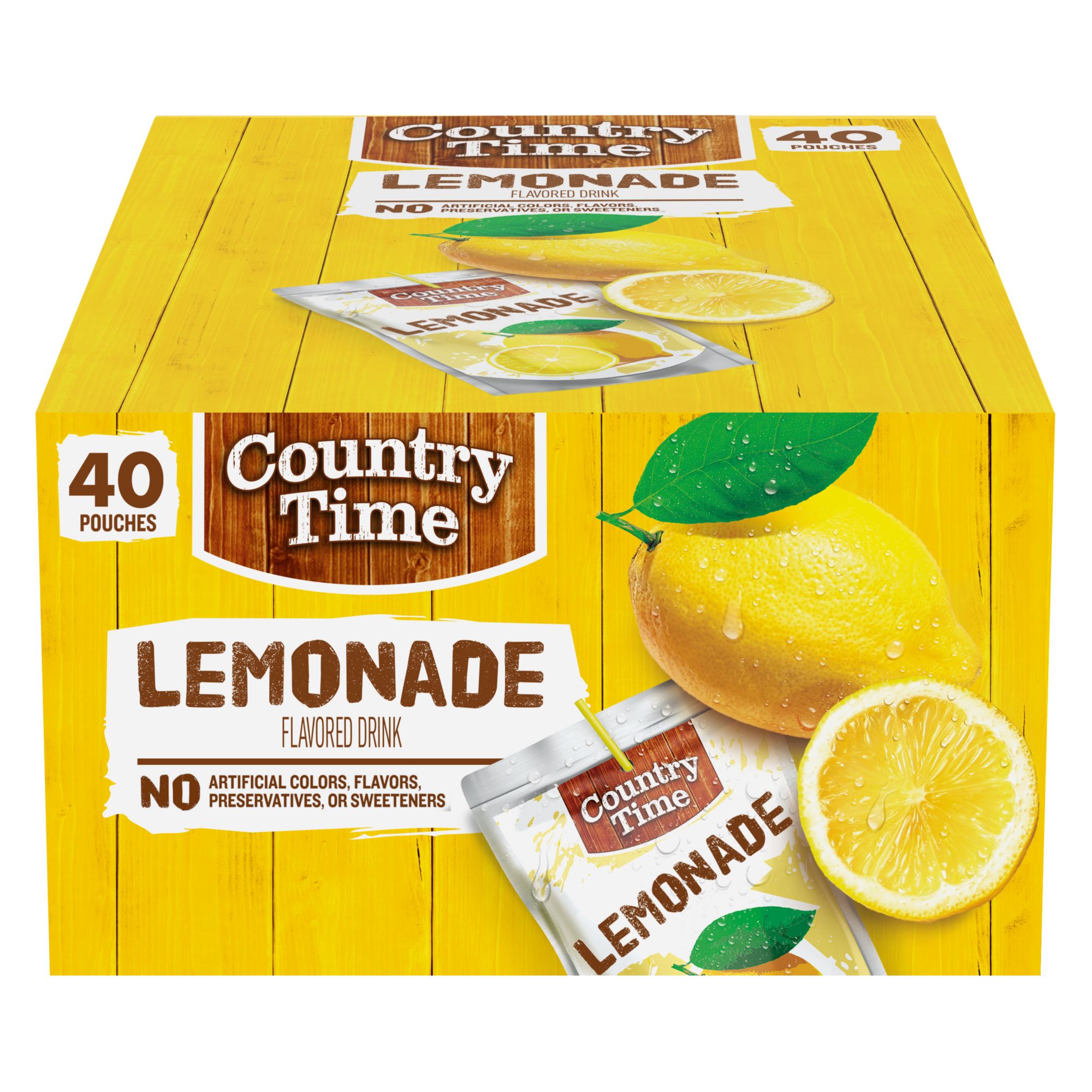 Country Time Lemonade Drink Pouches, 40 ct.