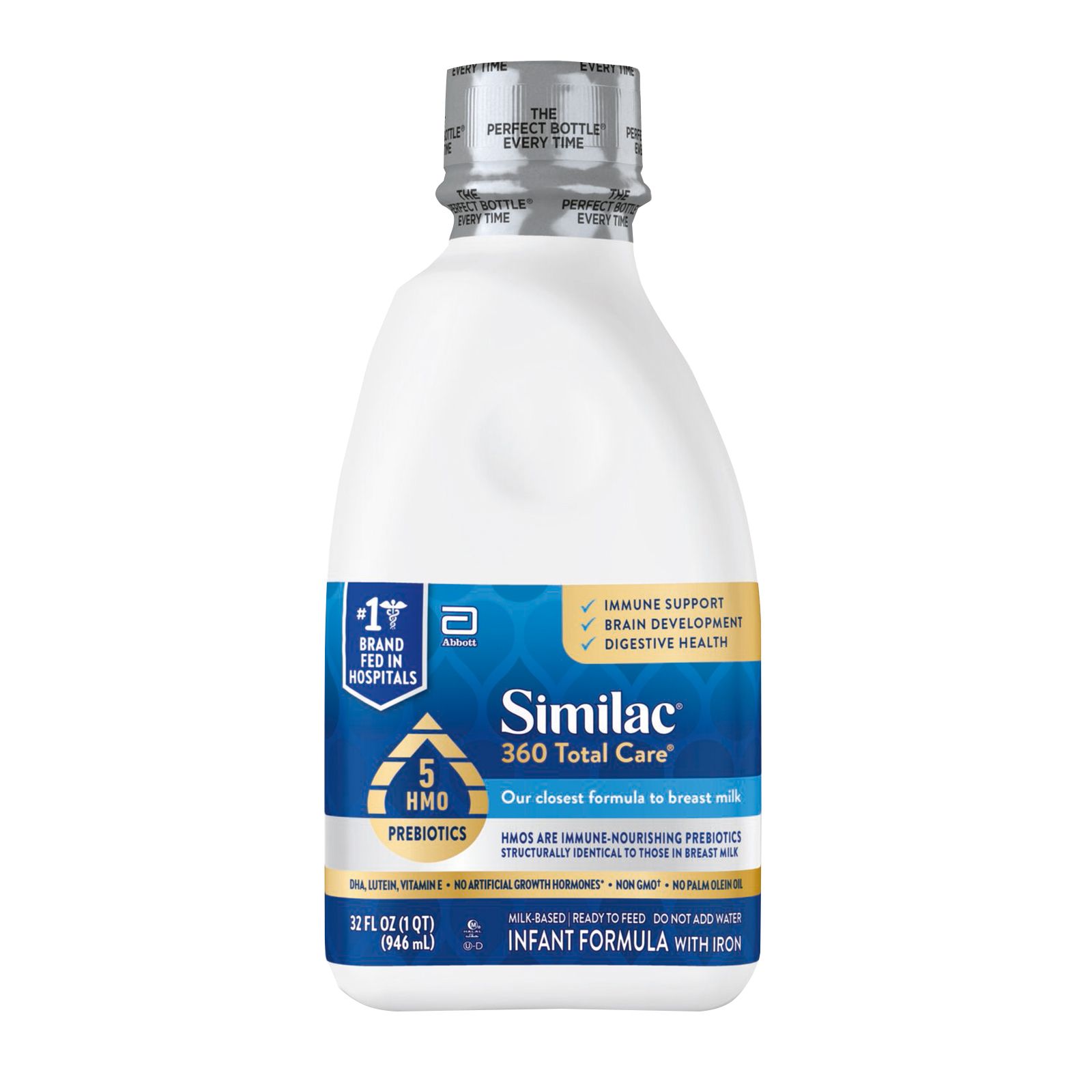 Similac 360 Total Care Infant Formula Ready-to-Feed Bottle, 6 pk./32 fl. oz.