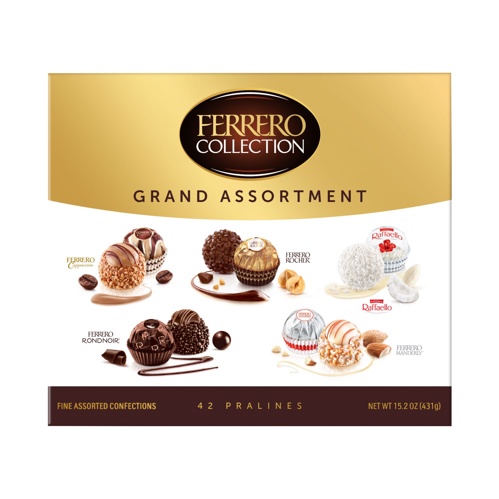 FERRERO Golden Gallery Assortiment de chocolats 42 pièces 405g pas