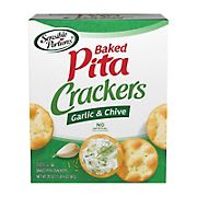 Sensible Portions Garlic & Chive Baked Pita Crackers, 20 oz.
