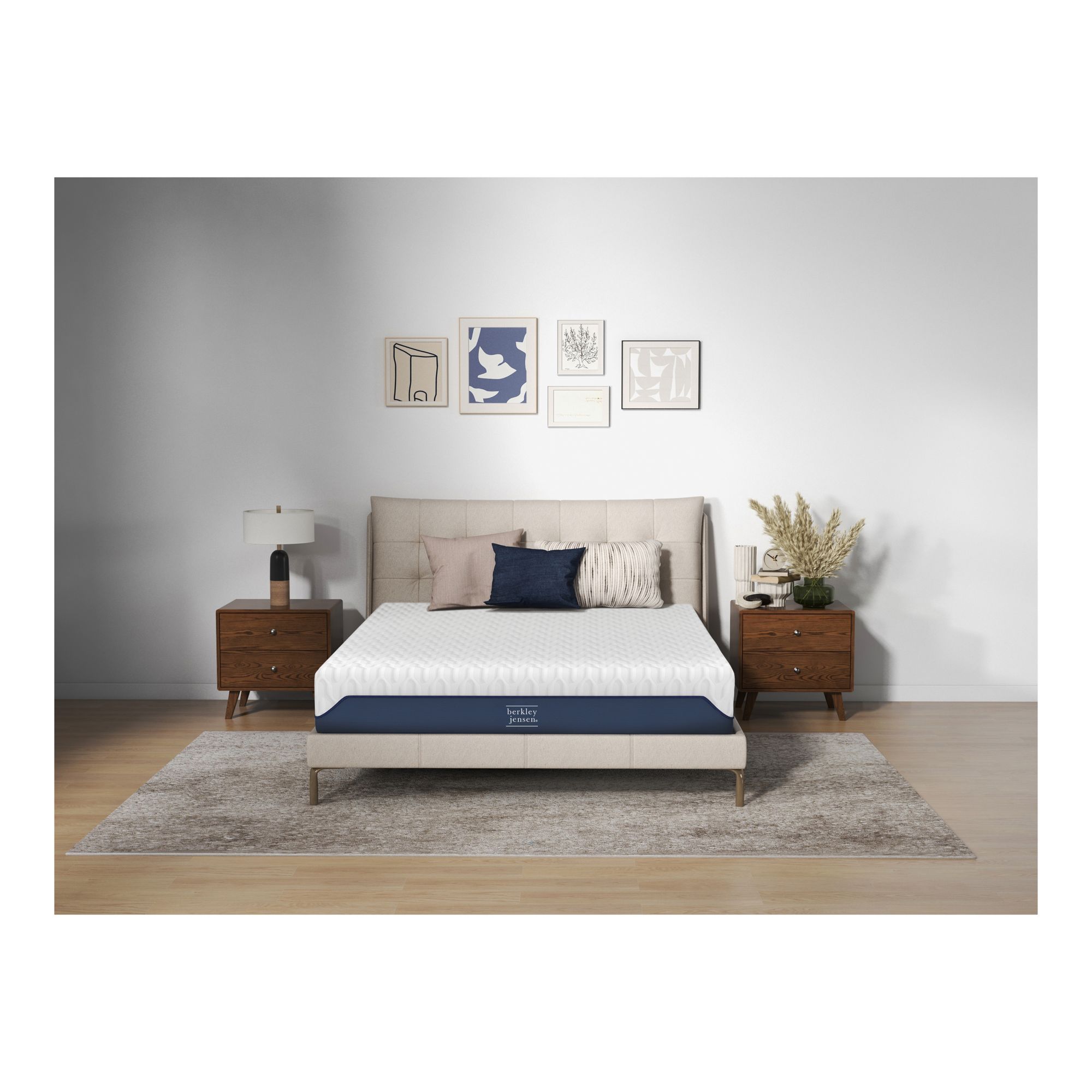 Berkley Jensen 10 Gel Memory Foam Hybrid Qu Mattress