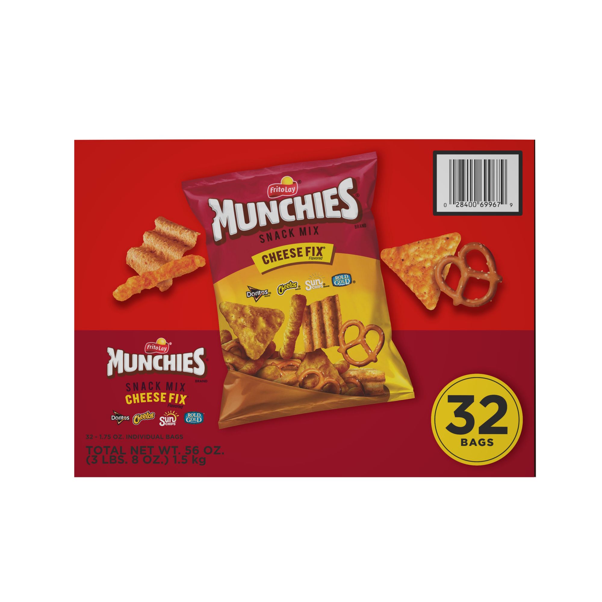 Munchies Cheese Fix Snack Mix, 32 ct./1.75 oz. | BJ's