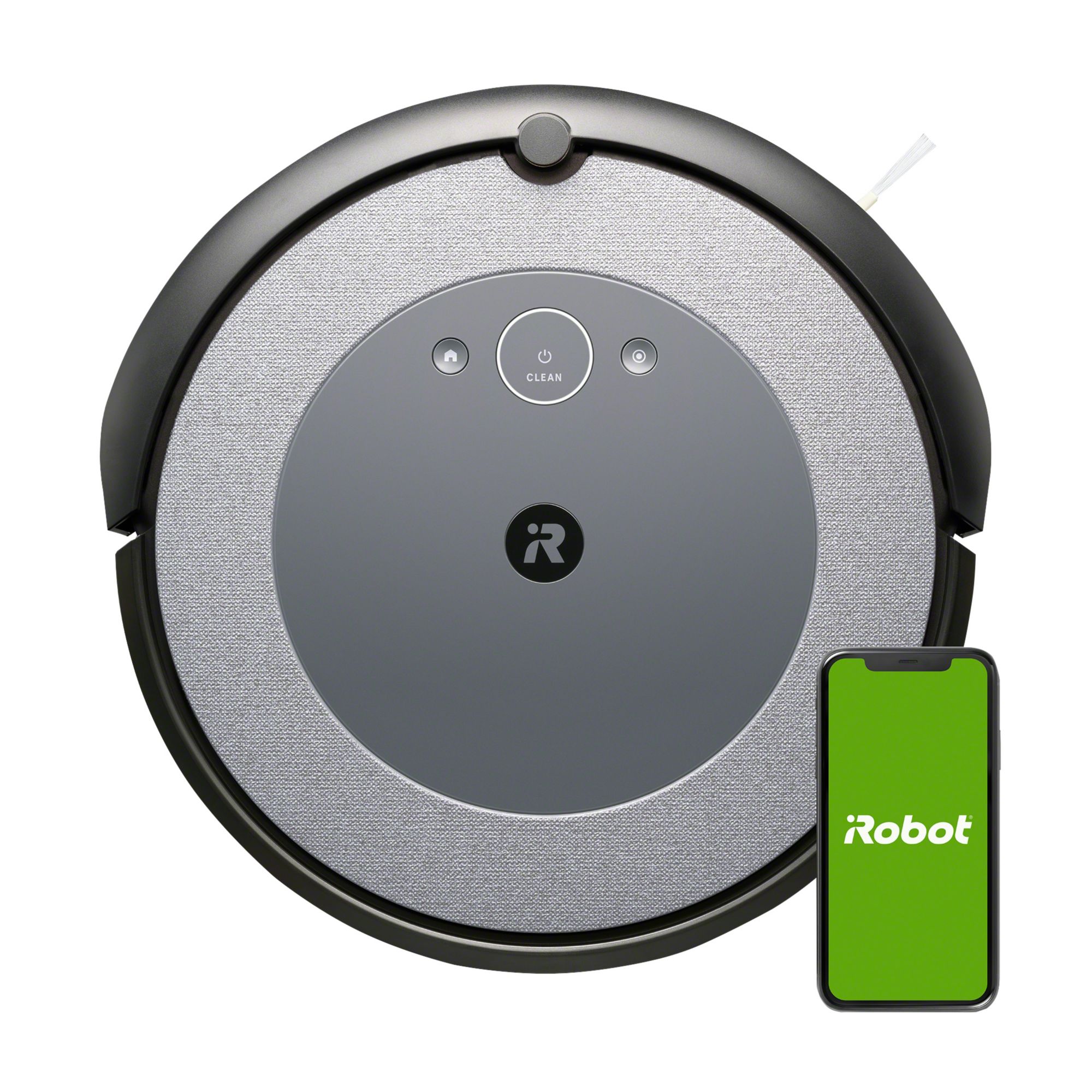 Refurbished iRobot i1 Plus Self-Emptying Wi-Fi Connected Robot Vacuum -  Black/Brown - Excellent