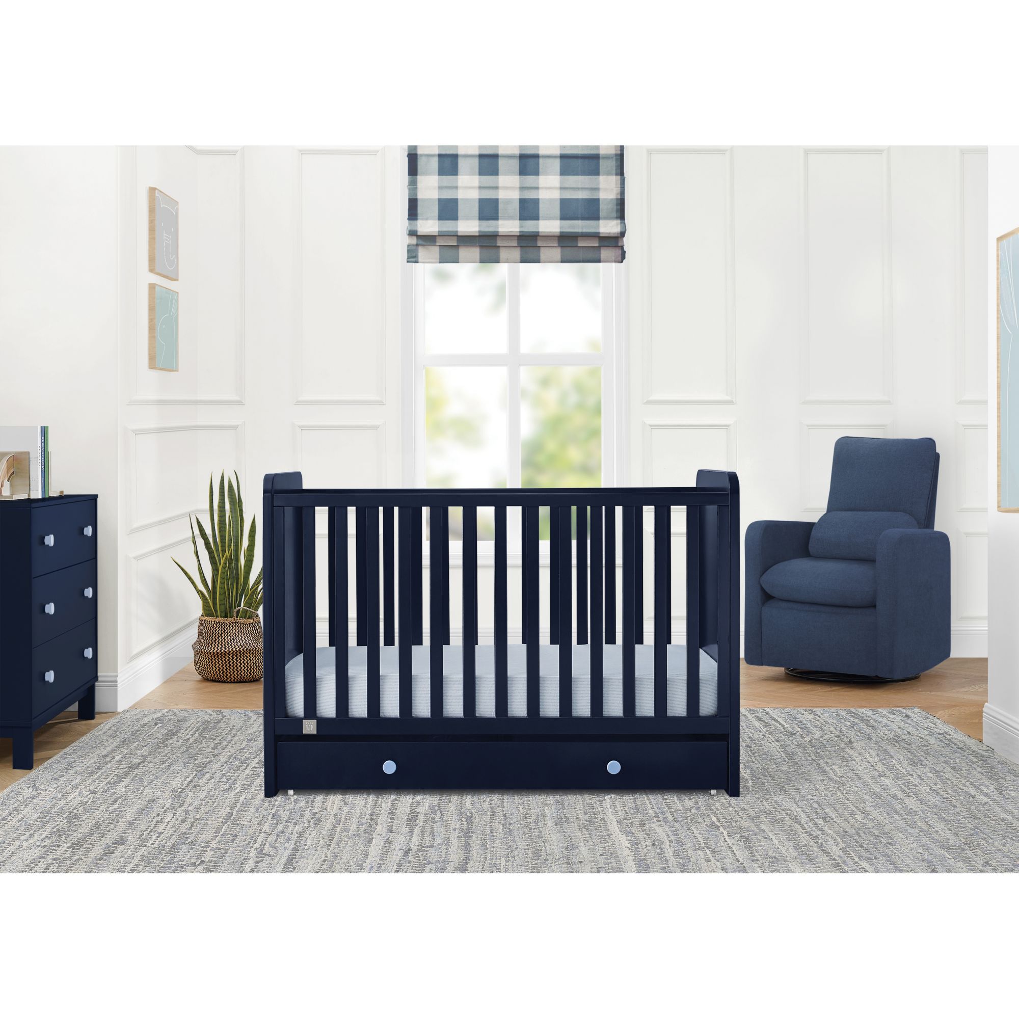 Baby blue crib online