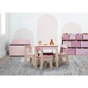 GapKids by Delta Children Table and 4 Chair Set - Blush/Natural