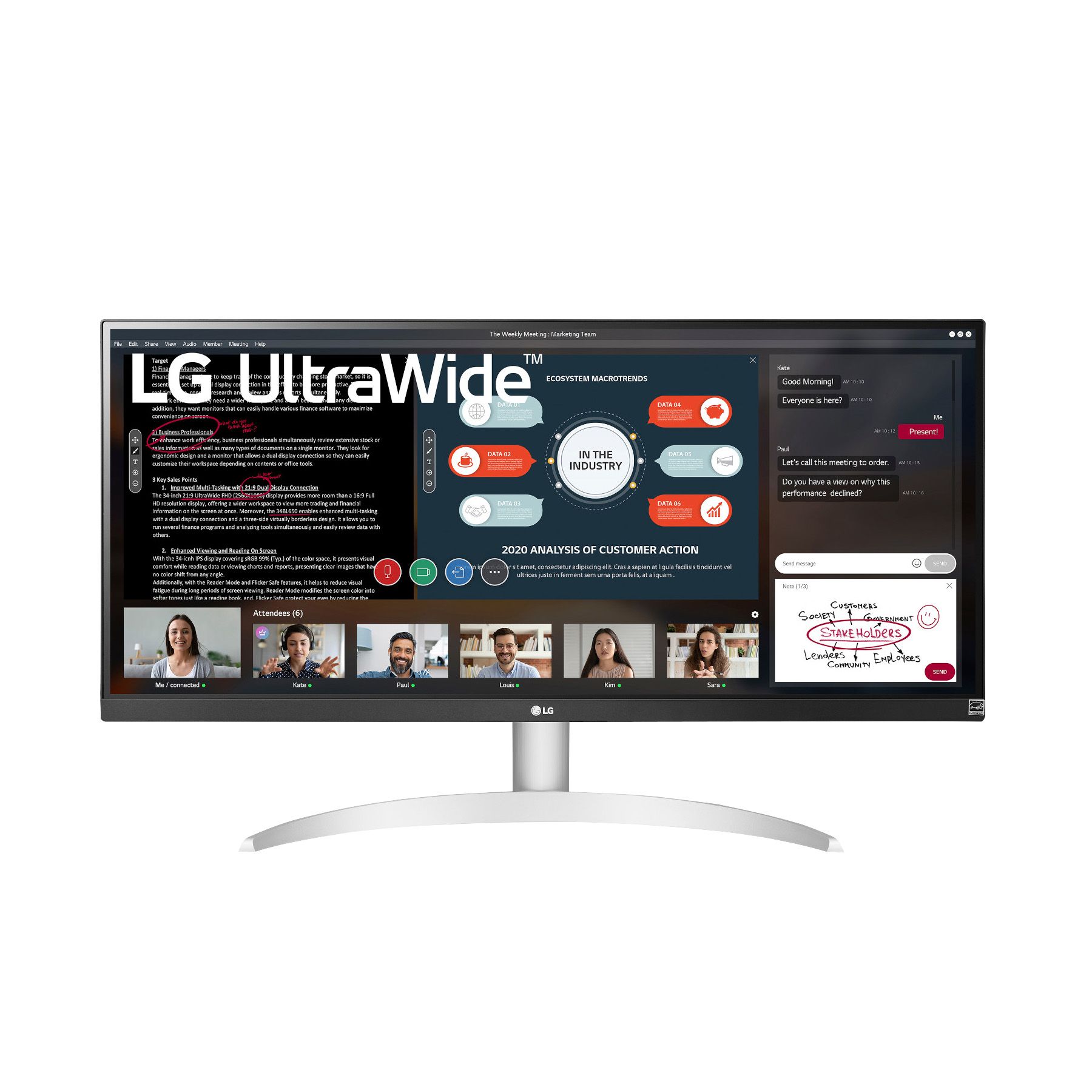 Comprá Monitor Gamer LG 29WN600 Ultrawide 29 Full HD IPS 75 Hz