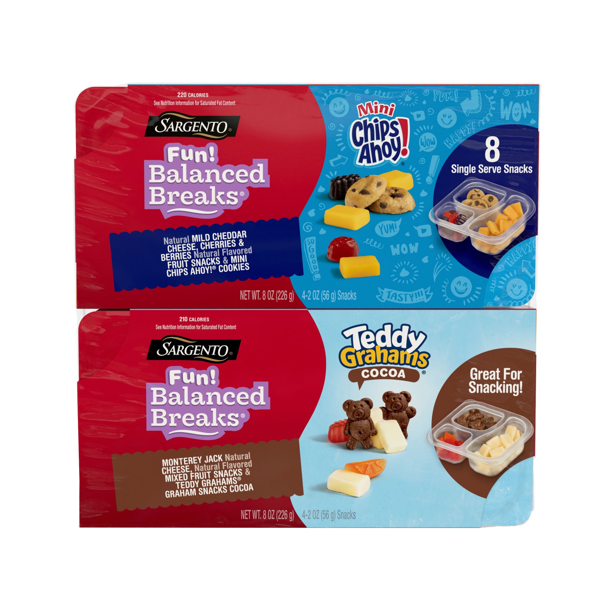 Sargento Fun! Balanced Breaks Snack Kits with Natural Cheese, 8 pk./2 oz.