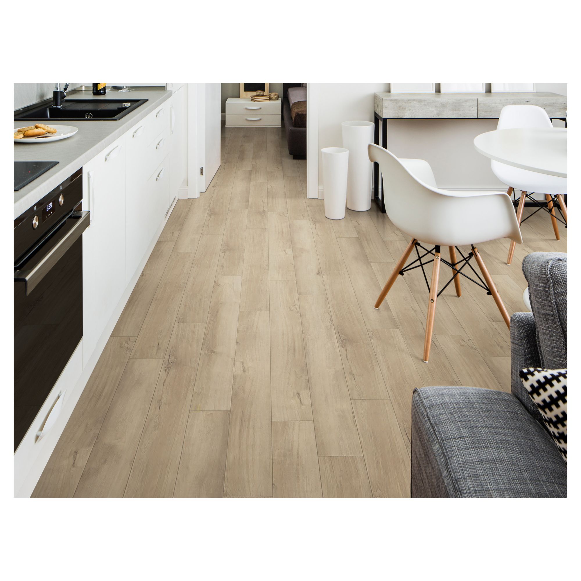 Shaw Floors Wayfinder Click Lock Waterproof Luxury Vinyl Plank Flooring - Horizon
