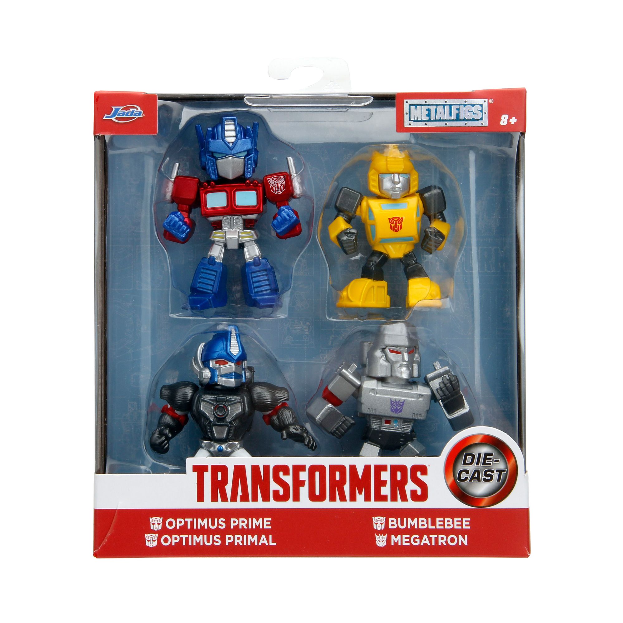 Jada Transformers 2.5&quot; Metalfigs 4-Pk.