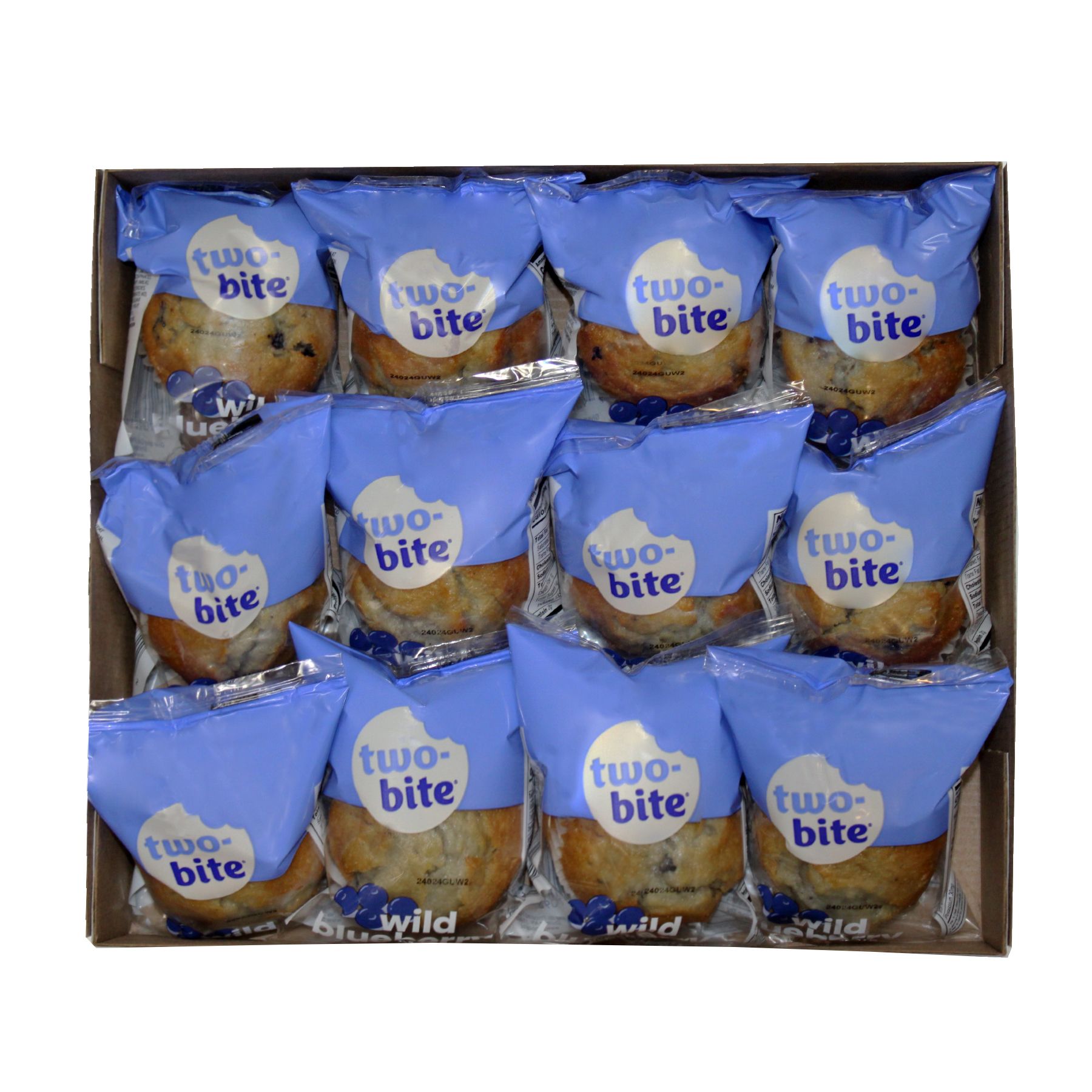 Two Bite Wild Blueberry Individually Wrapped Muffins, 6 ct.