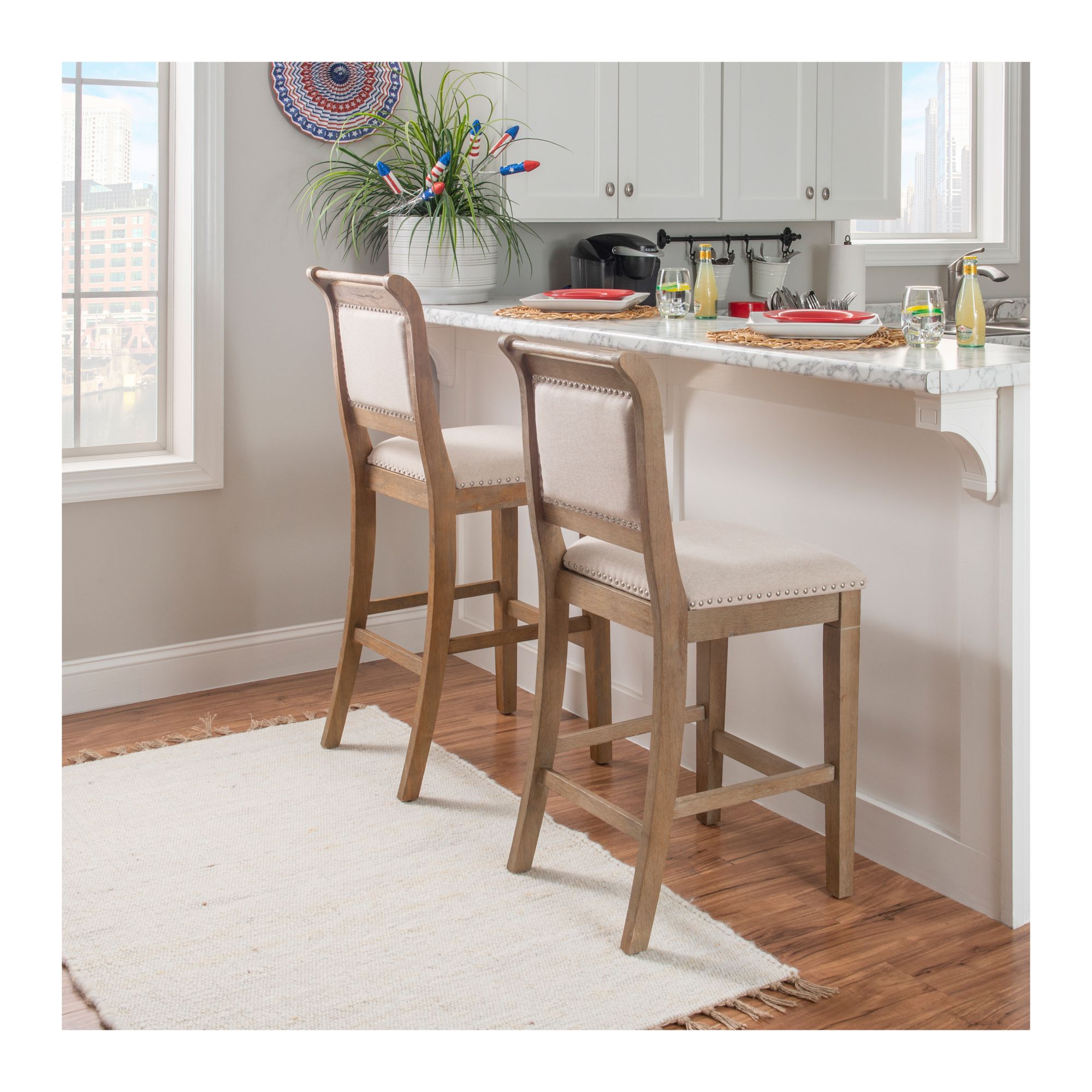 Linon Emerson Bar Stool