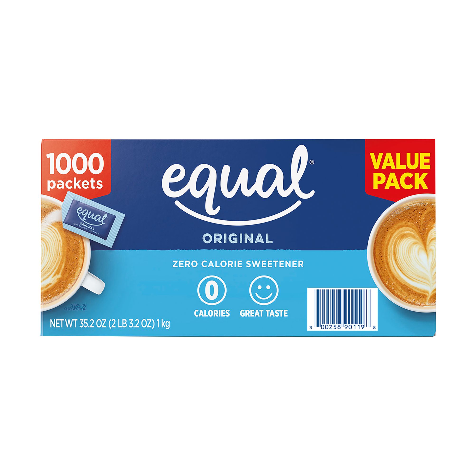 Equal 0 Calorie Sweetener, 1,000 ct./3 oz.