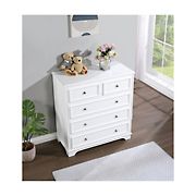 Home to Office Charlie Tall Dresser - White