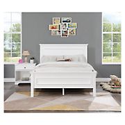 Home to Office Charlie Full  Size Bed - White