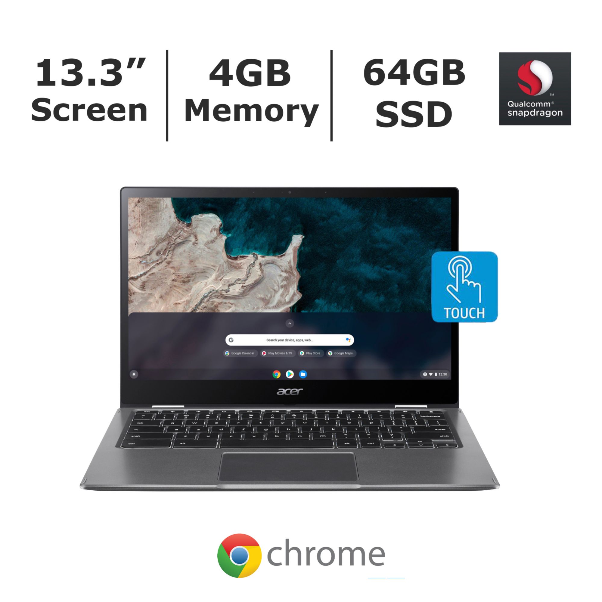 Acer Chromebook 315 CB315-4H-C8XU 15.6 FHD IPS Laptop, Intel