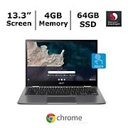 Acer Chromebook Spin 513 13.3&quot; Full HD Touchscreen Laptop, Qualcomm Processor, 4GB Memory, 64GB Storage