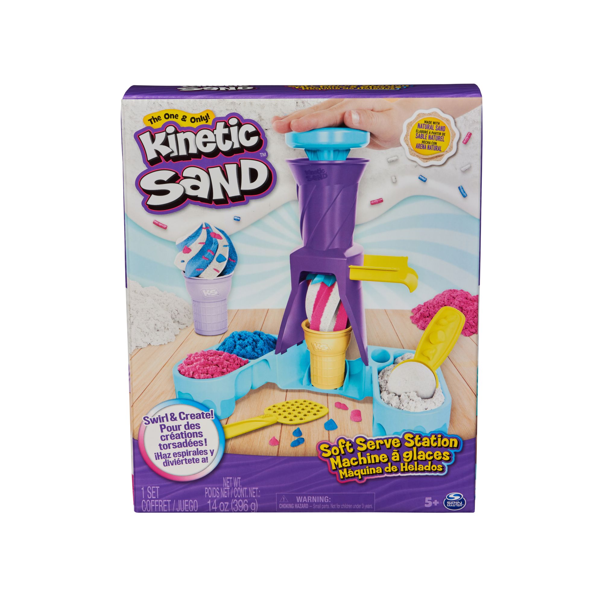 Kinetic Sand Soft Serve Station