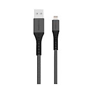 Tzumi PWRSync 10' Tough Lightning to USB-A Cable - Black