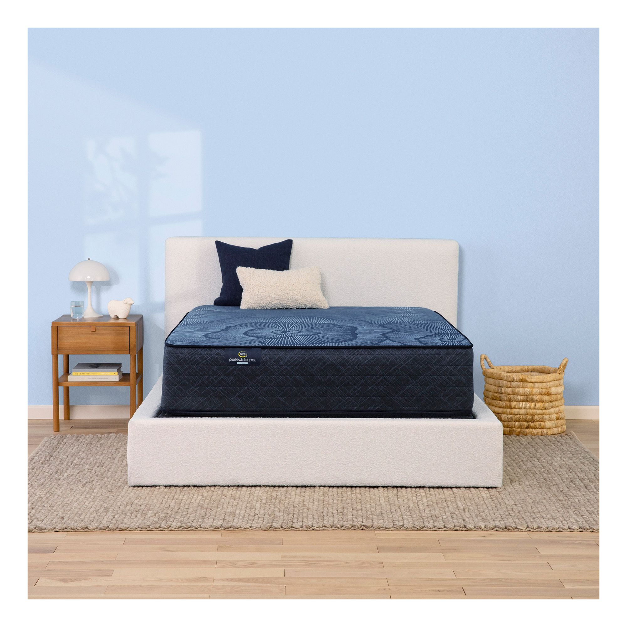 Serta Perfect Sleeper Radiant Rest 14&quot; Hybrid Firm Twin XL Size Mattress Low Profile Set