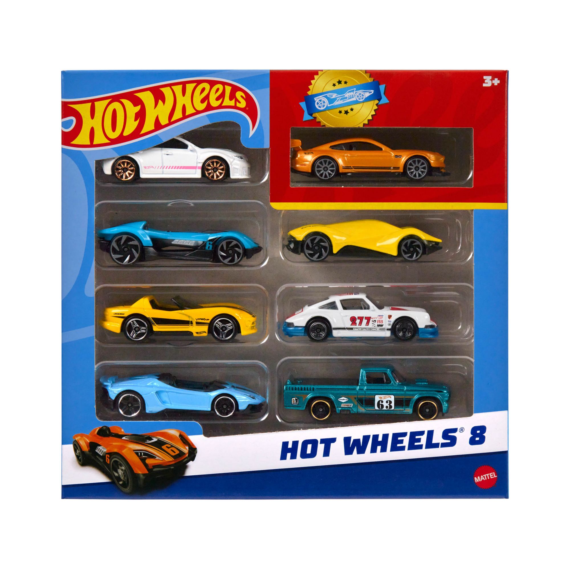 Hot Wheels Set of 8 Basic Toy Cars Trucks BJ s Wholesale Club