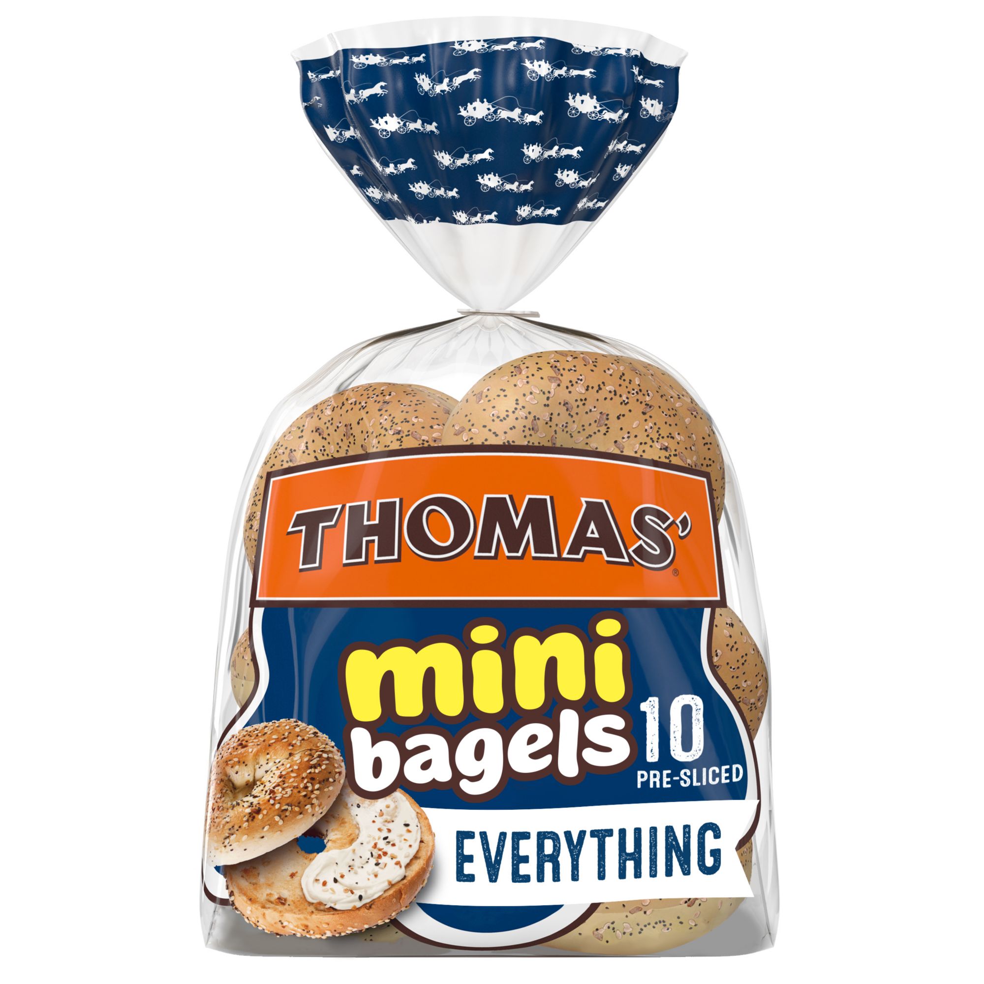 Thomas Everything Mini Bagels, 10 ct.