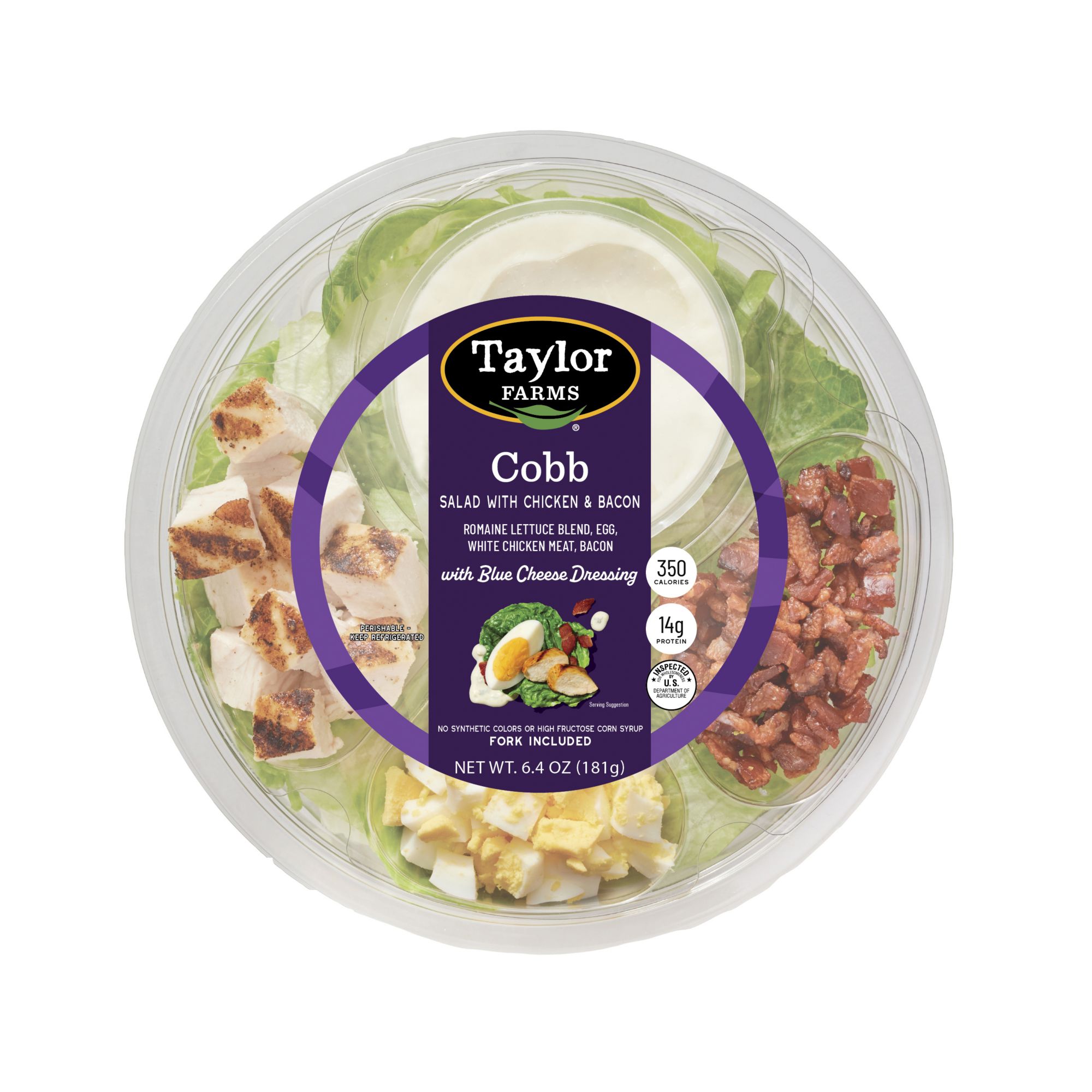 Taylor Farms Cobb Salad Bowl, 6.4 oz.