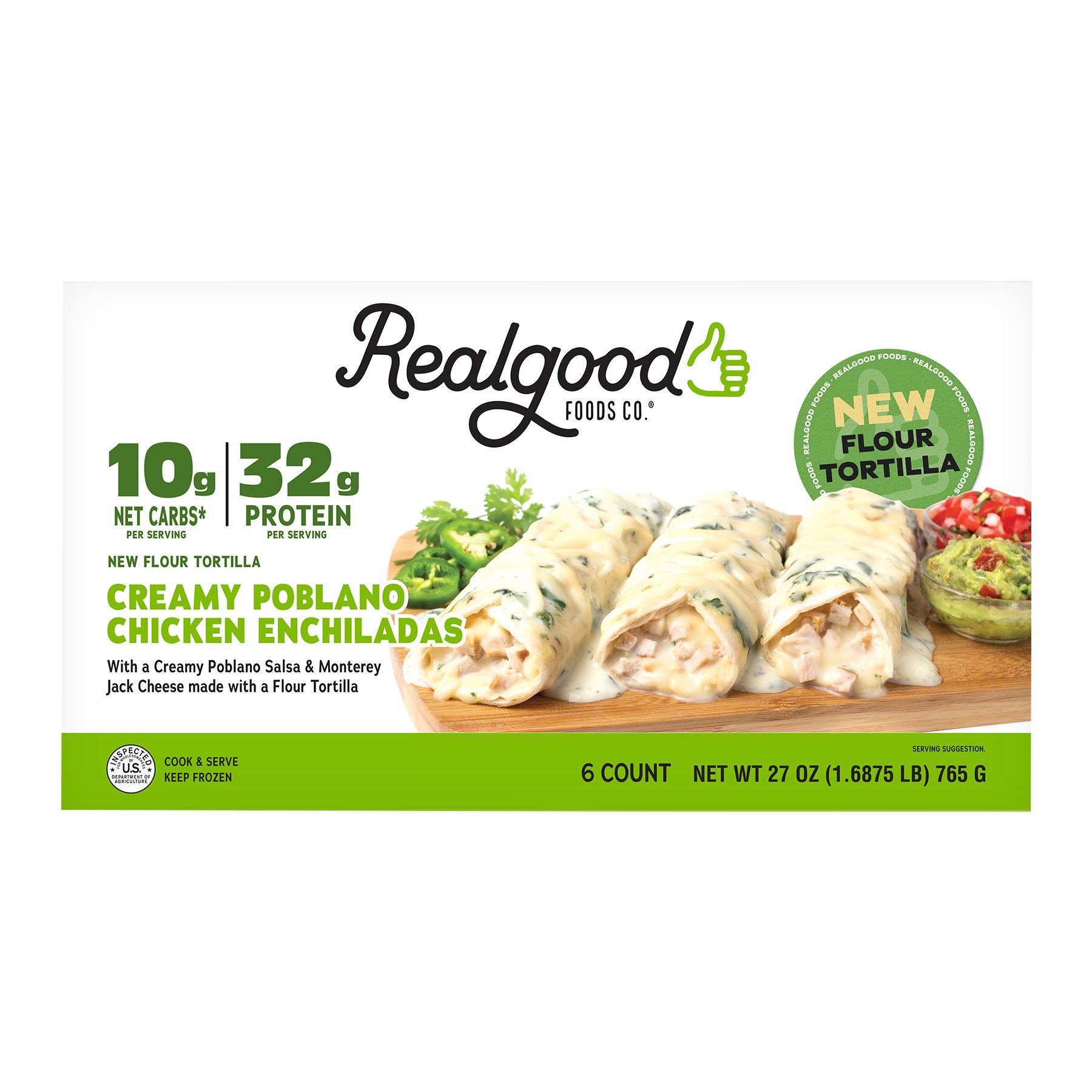 Cheesy Nutrition-Conscious Burritos : Real Good Foods burritos