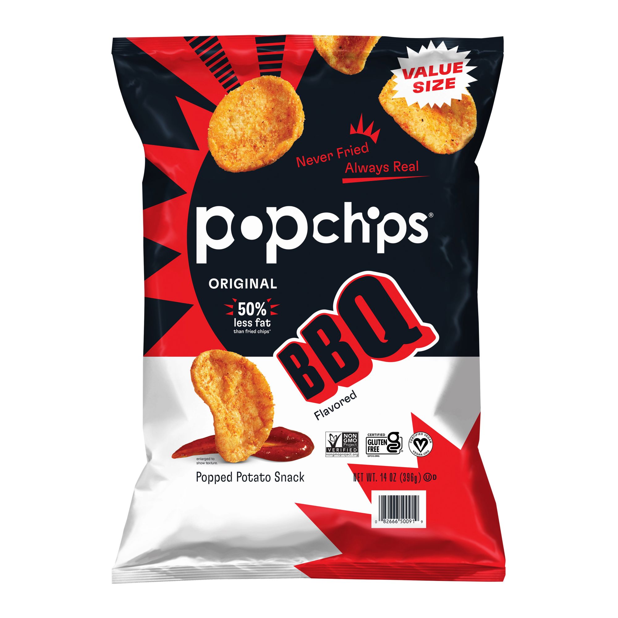 Popchips BBQ Chips, 14 oz.