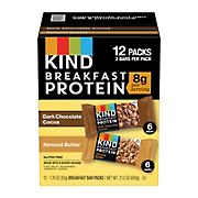 Kind Breakfast Protein Bars Variety Pack - Dark Chocolate & Almond Butter, 12 ct.
