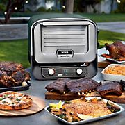 Ninja Woodfire 8-in-1 Outdoor Oven with Accessory Bundle - Silver