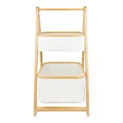 Belle Maison Multi-Functional Bamboo Double Storage Rack