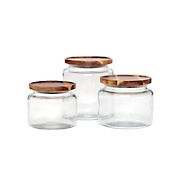 Anchor Hocking 3 Pc. Glass Canister Set